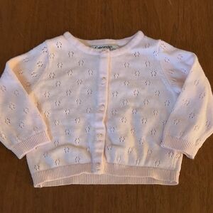🍓3/$10 George Light Pink Knit Cardigan size 3-6m